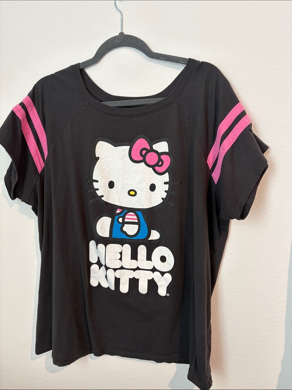 Torrid Sanrio Hello Kitty Black Tee with White Print